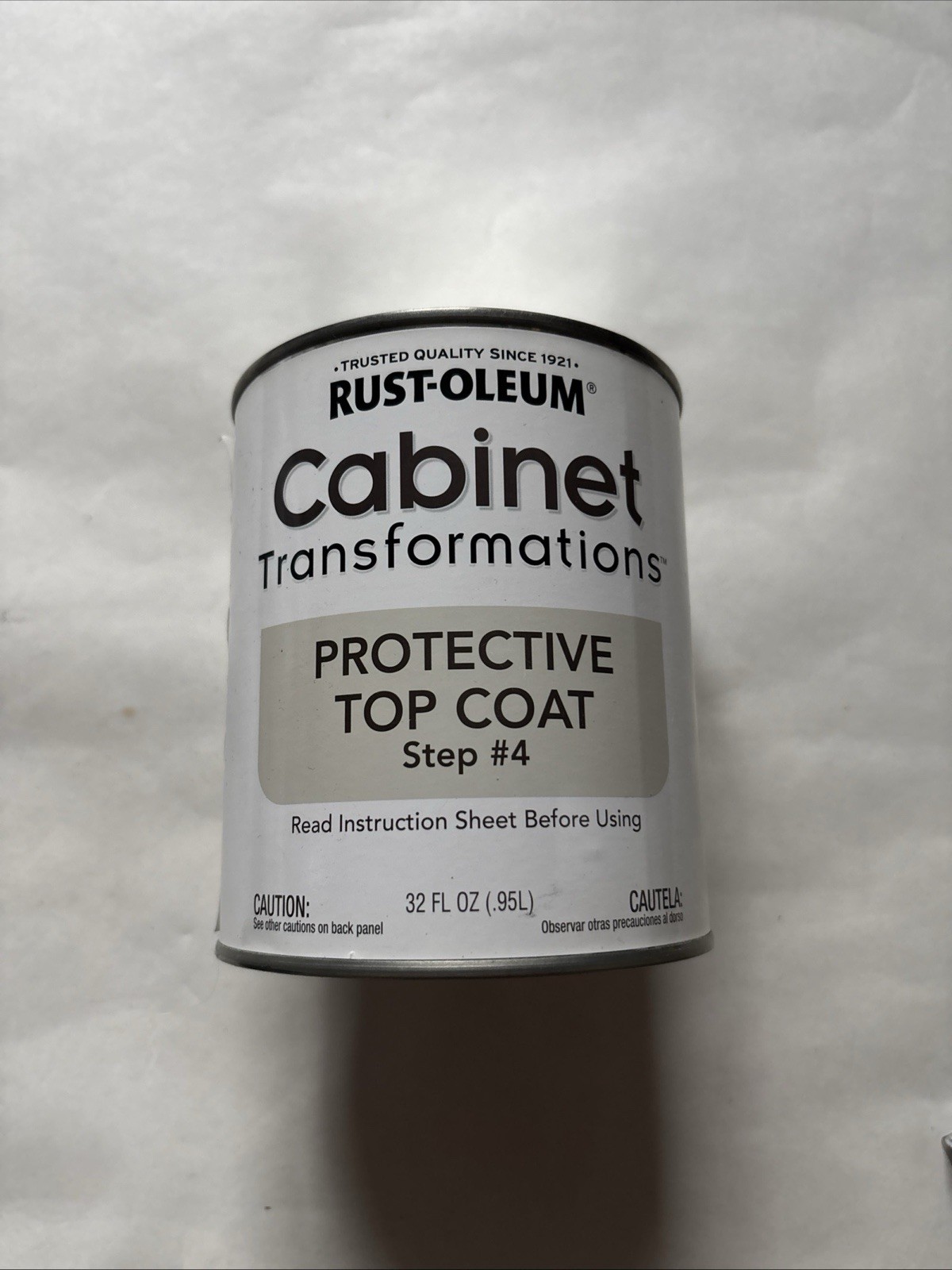 Rust-Oleum Cabinet Transformations Protective Top Coat Step #4 32fl. OZ Can New