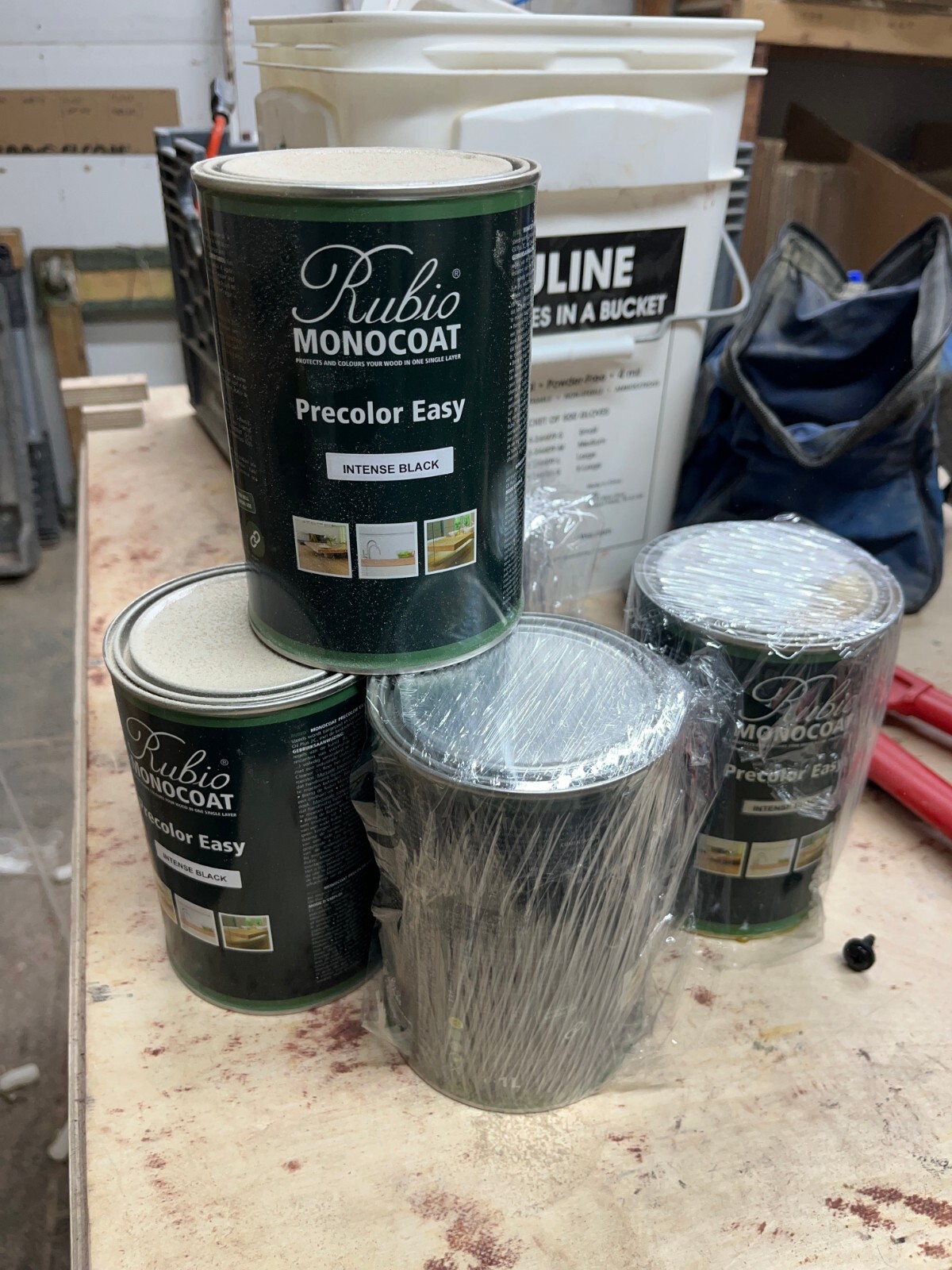 Rubio Monocoat Intense Black PreColor Easy – Five Cans