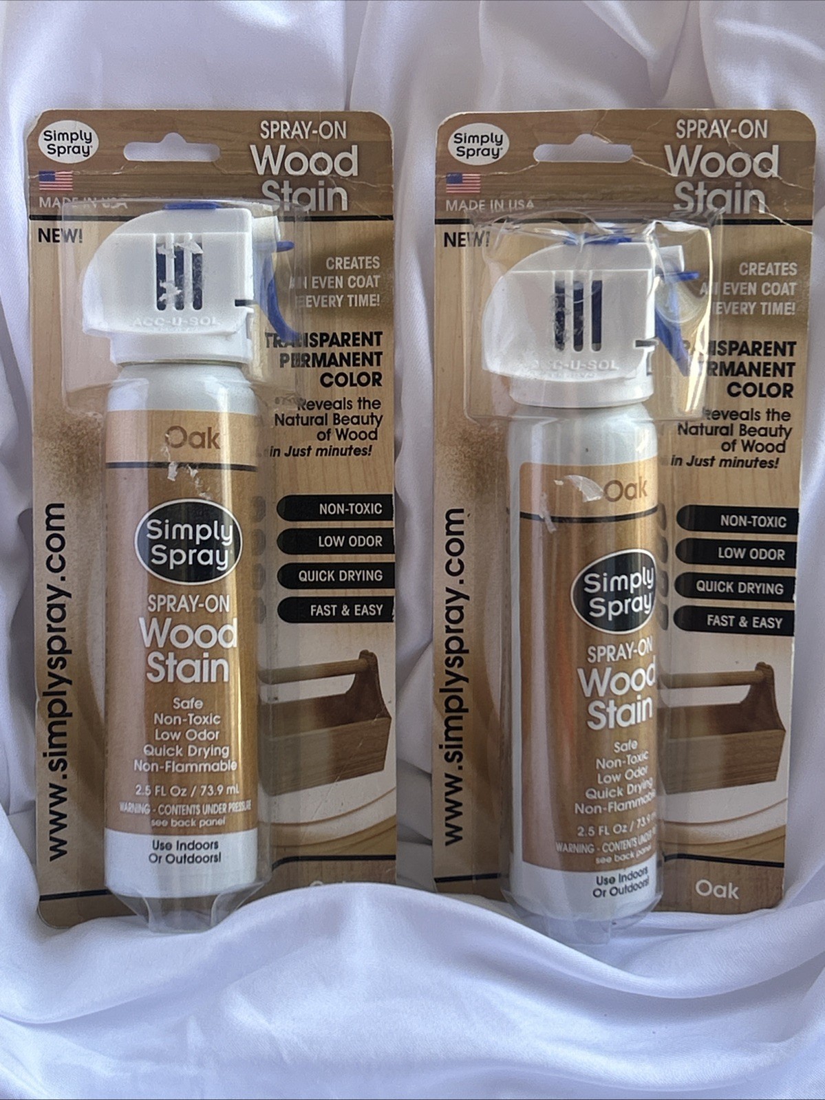Simply Spray Wood Stain Oak Spray On