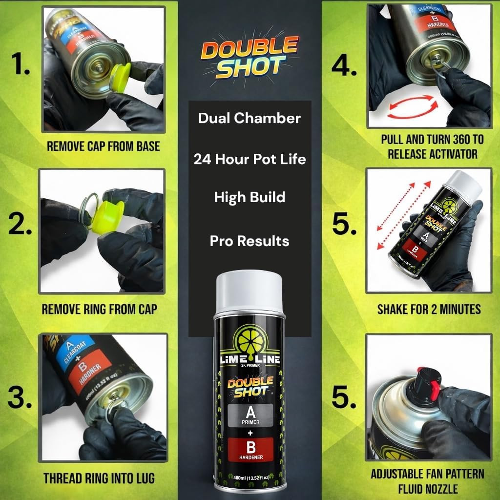 2K Urethane Primer Surfacer Aerosol Spray Can – High Build Sandable Automotive P