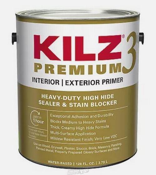 Kilz 13041 Sealer Stain-Blocking Primer, Low-Odor, 1-Gallon Heavy Duty White
