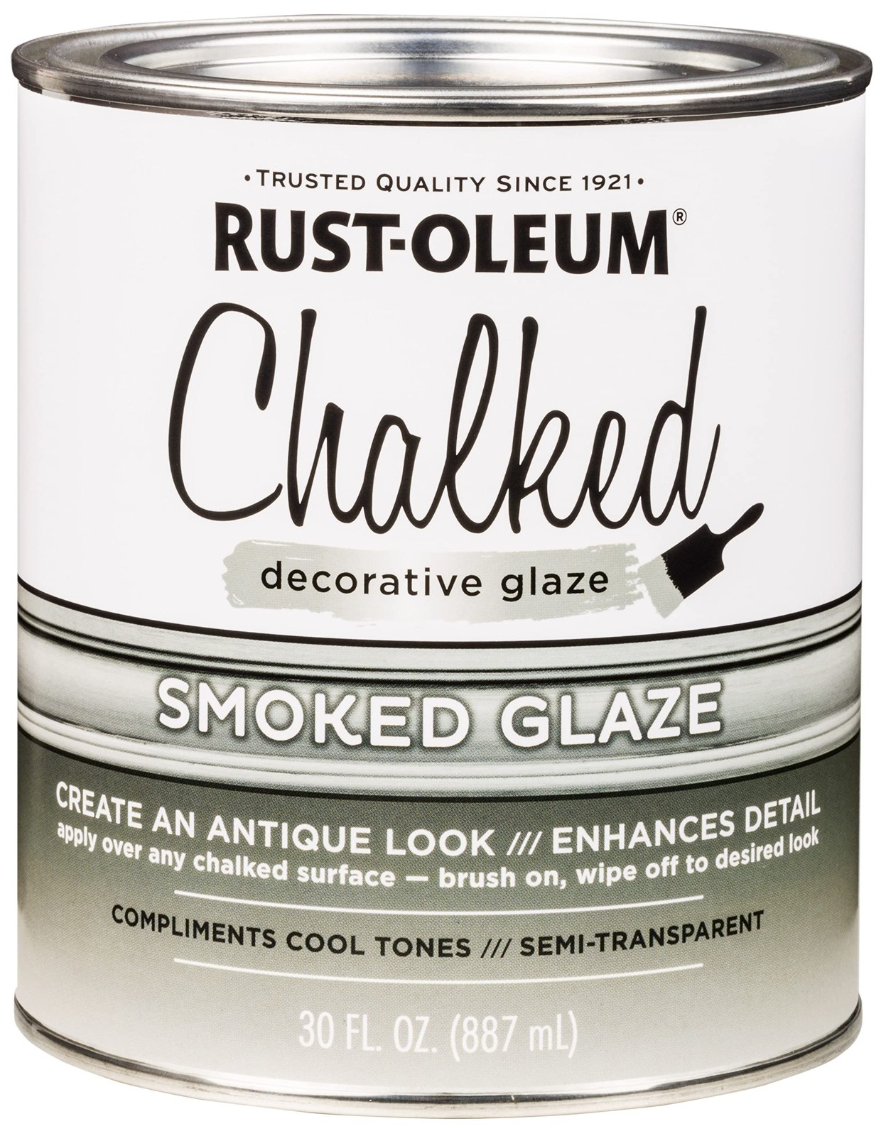 Rust Oleum Chalked Decorative Glaze 30 Ounce Pack Of 2 Semi Transparent Antiq…