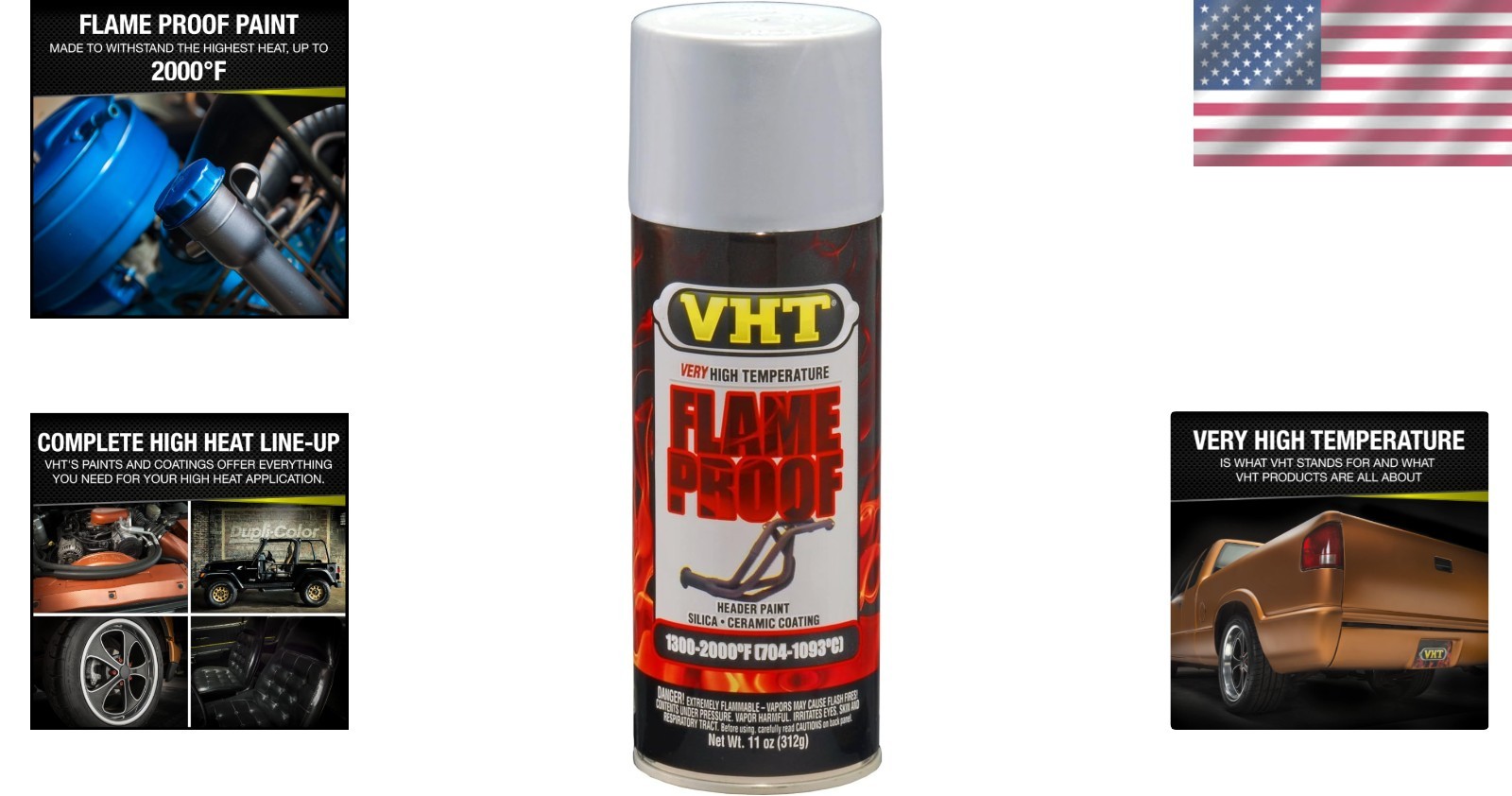 Flameproof Coating Flat Aluminum 11 Ounce Very High Heat Matte Finish