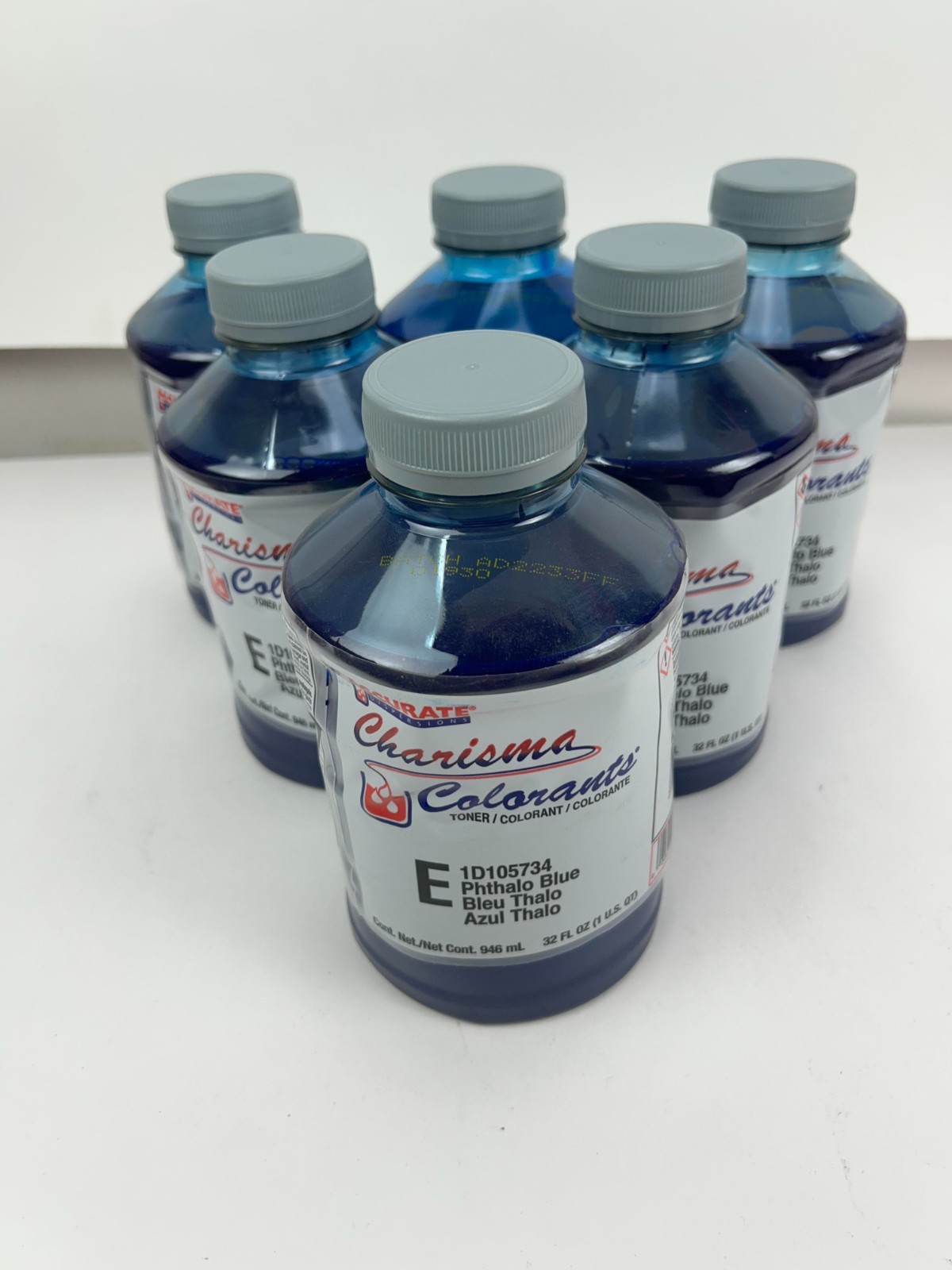6pc Pack Accurate Charisma Colorant Tint Toner D 1d105734 Phthalo Blue 32 fl oz