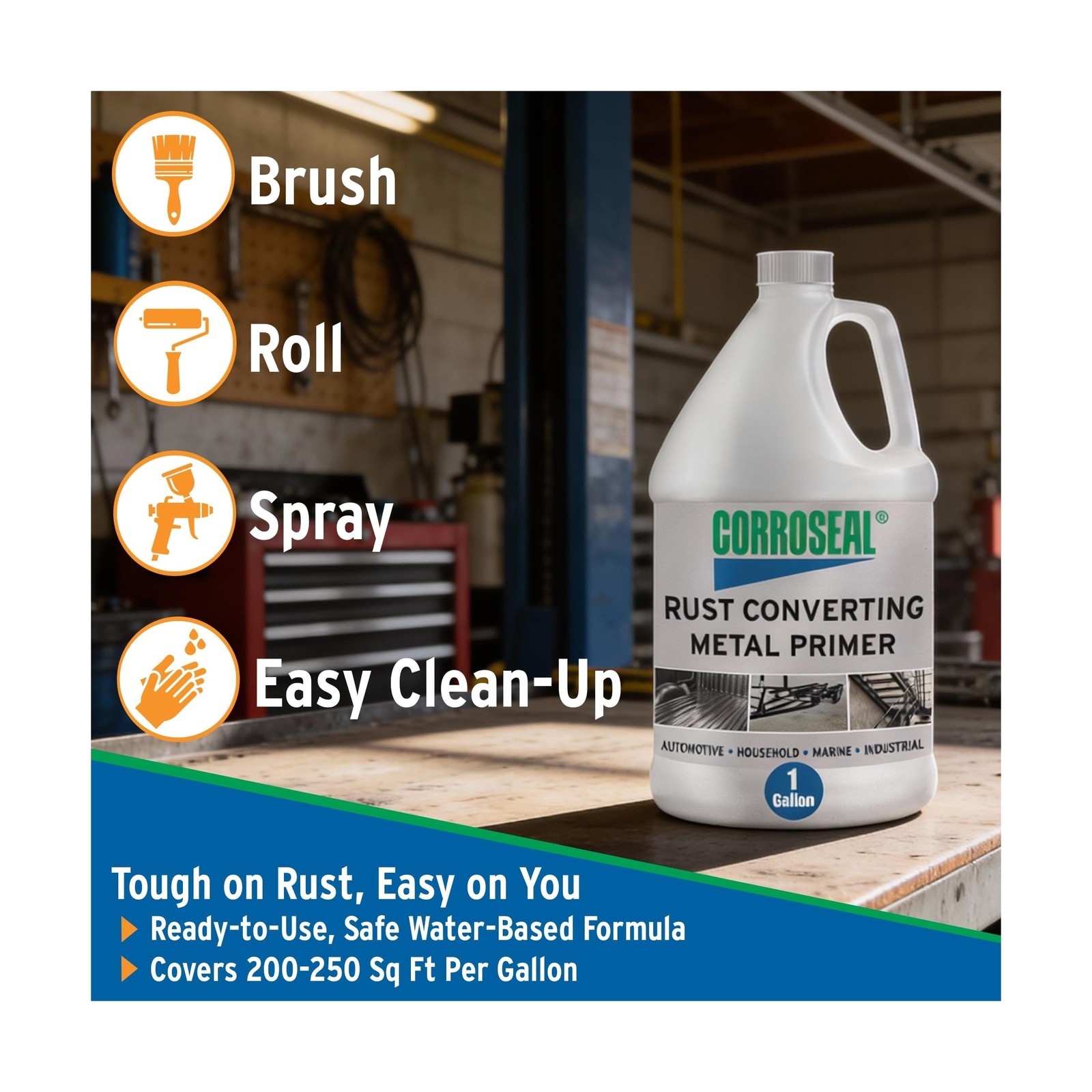Corroseal Rust Converter & Metal Primer – Stops & Prevents Corrosion on Me
