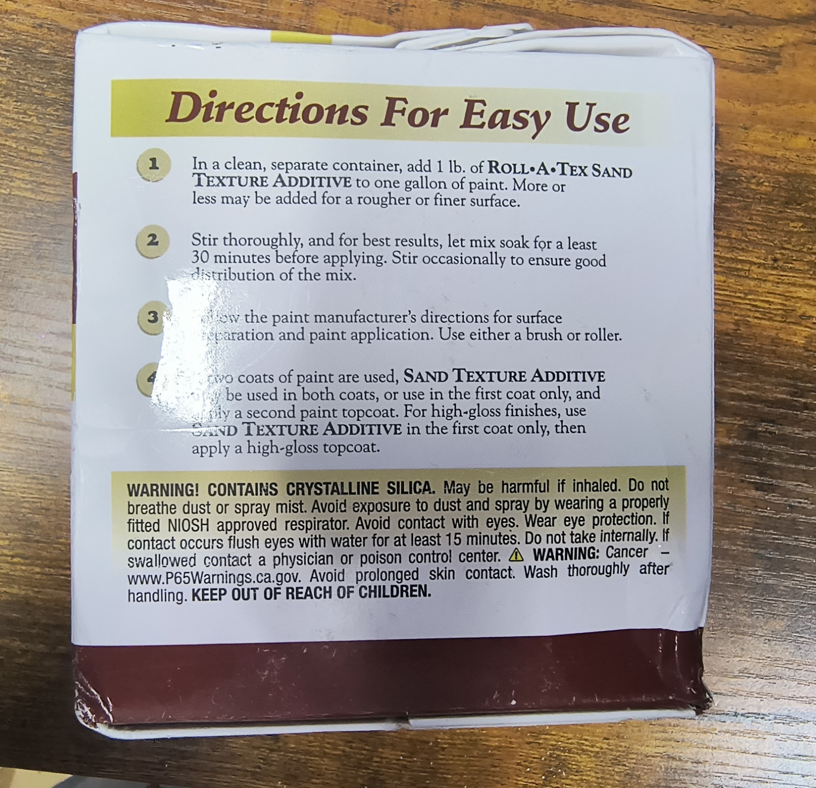 Zinsser Roll-A-Tex Sand Texture Additive 1 lb Interior Exterior Paint Additive