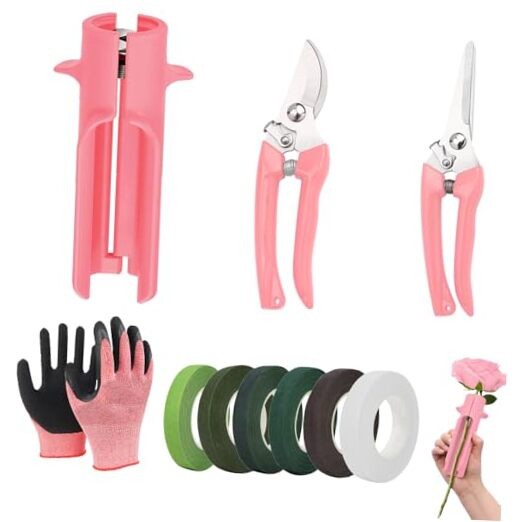 Rose Thorn Stripper Tool Set, Flower Thorn Remover, Rose dethorner Tool, for