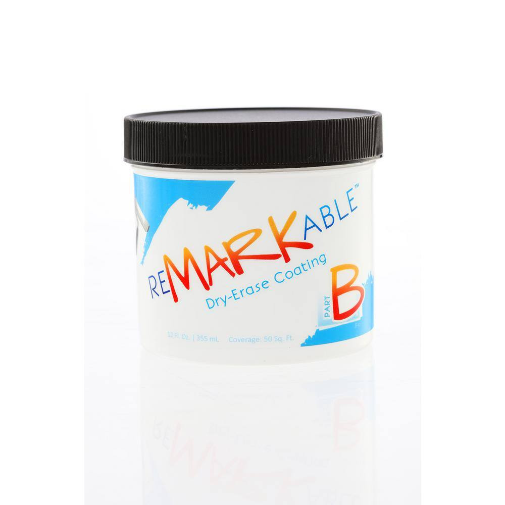 18 Oz. 50 Sq. Ft. White Board Paint Kit