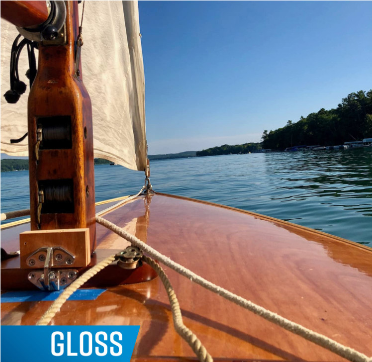 Gleam Marine Spar Varnish Gloss And Satin Polyurethane Finish For Wood Boats and