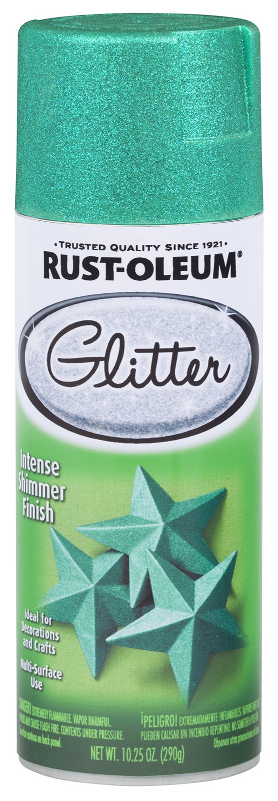 Rust-oleum Glitter Spray Paint 10.25 Oz Turquoise Interior Multi-surface Finish