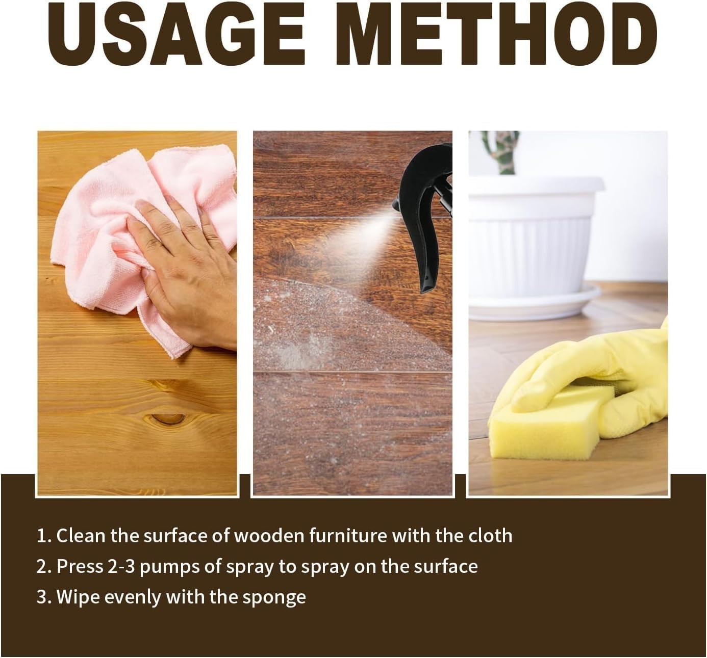 Beeswax Spray 2PCS – Durable Polish and Protector for Wooden Surfaces