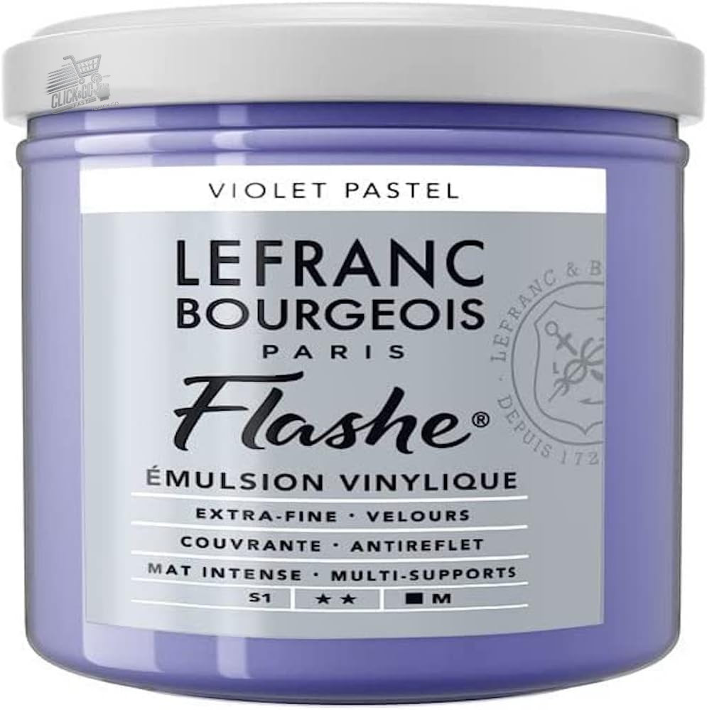 ACRYLIC FLASHES LEFRANC BOURGEOIS 125ML PASTEL PURPLE MATT VINYL COLOR