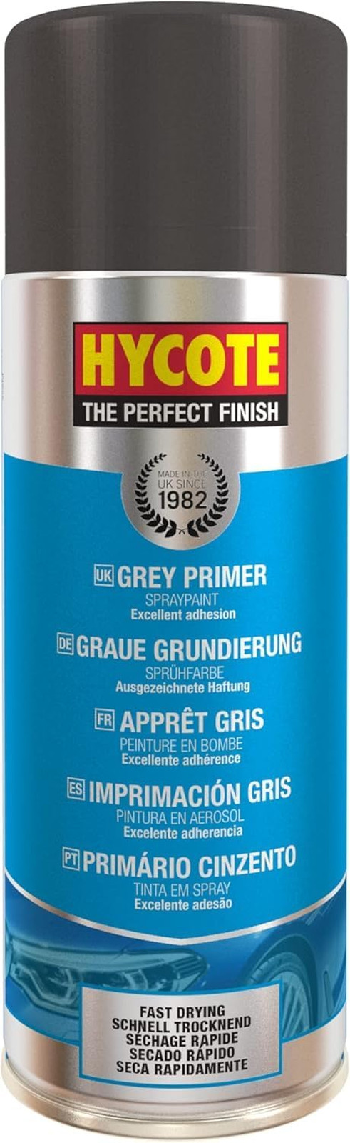 Pintura en aerosol para autos de secado rápido, imprimación gris, 13.5 oz