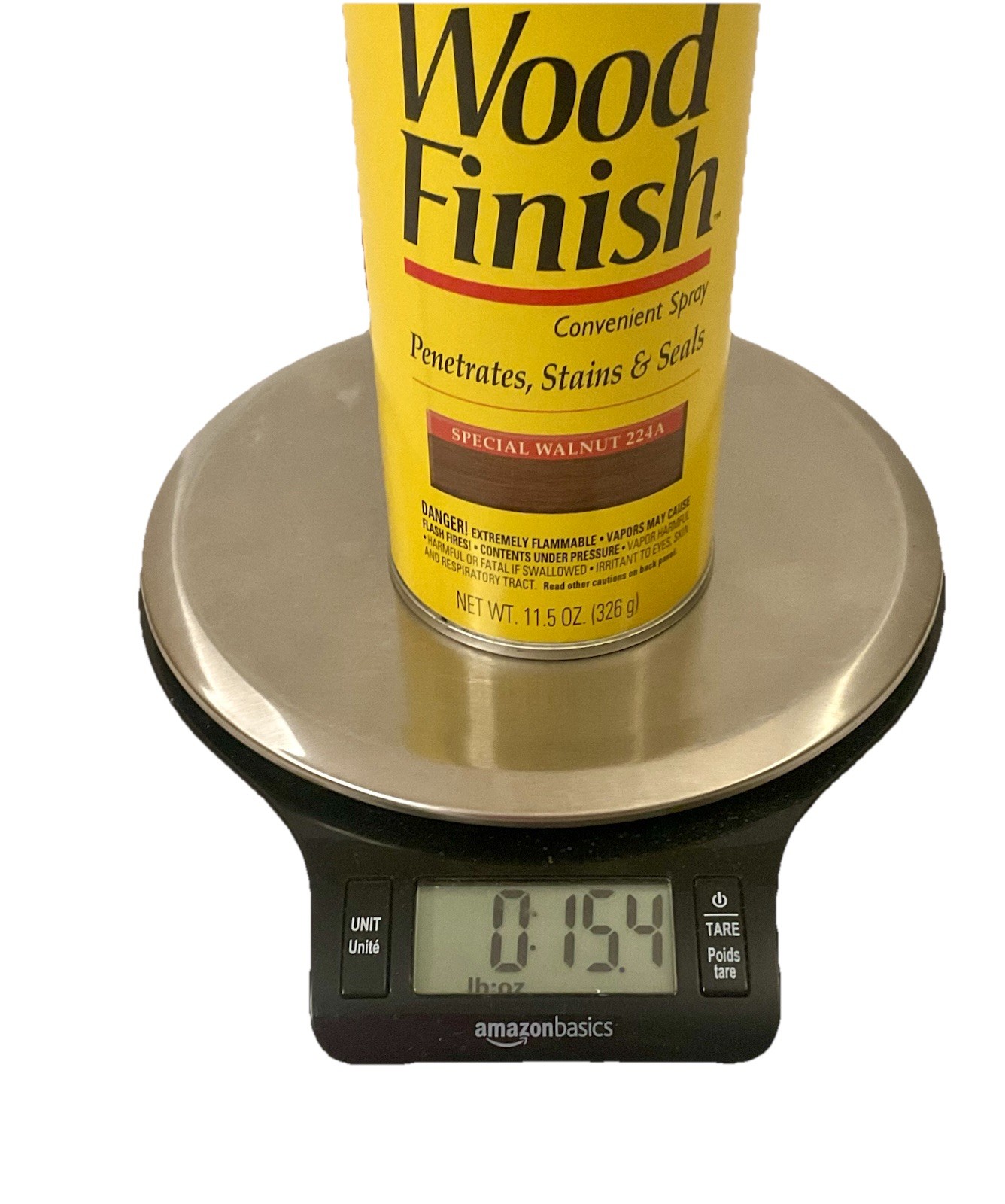 MINWAX WOOD FINISH PENETRATING STAIN SEALER SPRAY 11.5 OZ SPECIAL WALNUT 224A