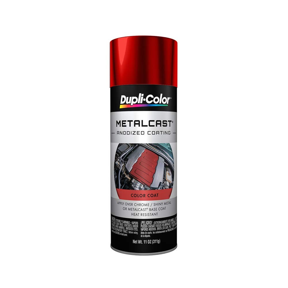 MC200 Metalcast Automotive Spray Paint – Red Anodized Coating – 11 oz Aerosol…
