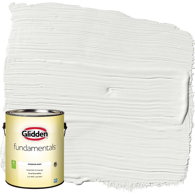 1 Gallon Interior Paint Semi-Gloss Liquid Kitchen Bathroom Living Room White New