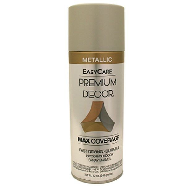 EasyCare PDS88-AER Can of Premium Decor Brushed Nickel Metallic Spray Paint