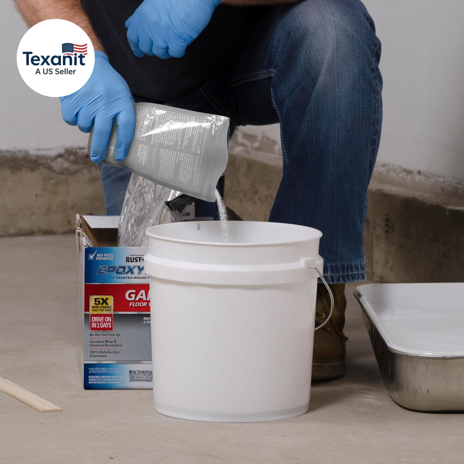 Anti-Skid Additive | Aluminum Oxide Formula | Adds Slip Resistance | Sand-Like P