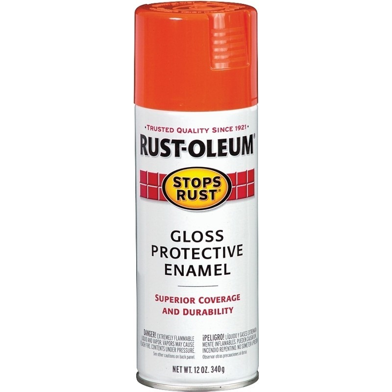 Rust-Oleum 214084 Rust Preventative Spray Paint, 12 oz Can, 6 to 10 sq-ft Covera