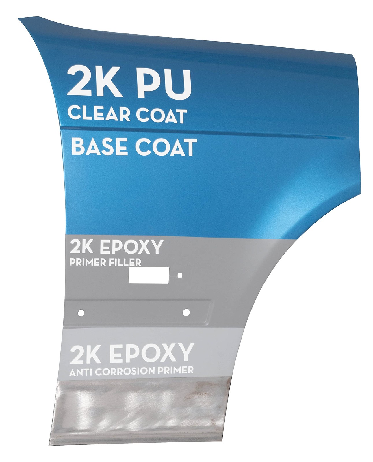 Epoxy Primer 2K Technology Black 11oz Aerosol Can for Metals & Plastics