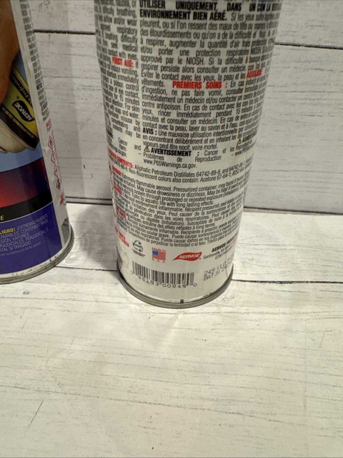 5 New Cans Of Aervoe 249 Construction Marking Paint, Flourescent Pink