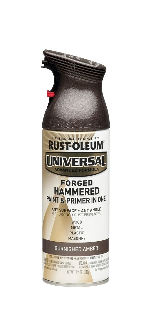 UNIVERSAL Spray Paint, Gloss, Burnished Amber, 12 oz, Aerosol Can
