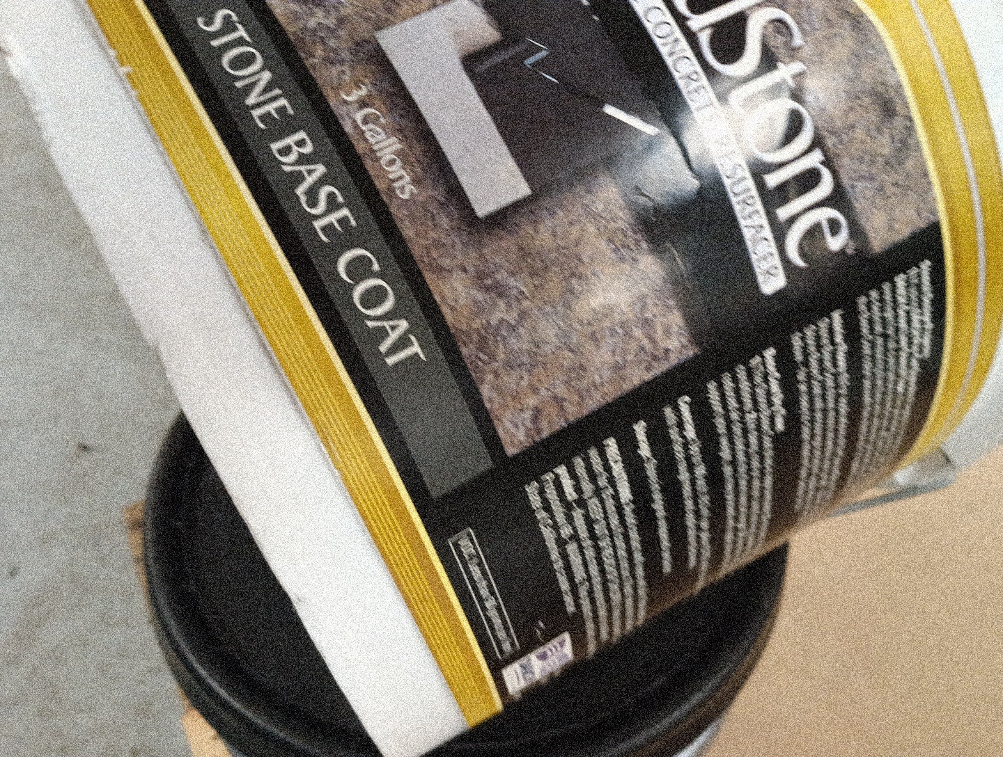 3 Gal. Gray , Spreadstone, Stone Base Coat