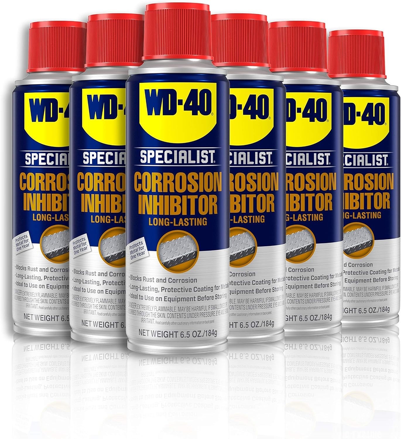 Rust Inhibitor Spray 6-Pack, Long-Lasting Protection