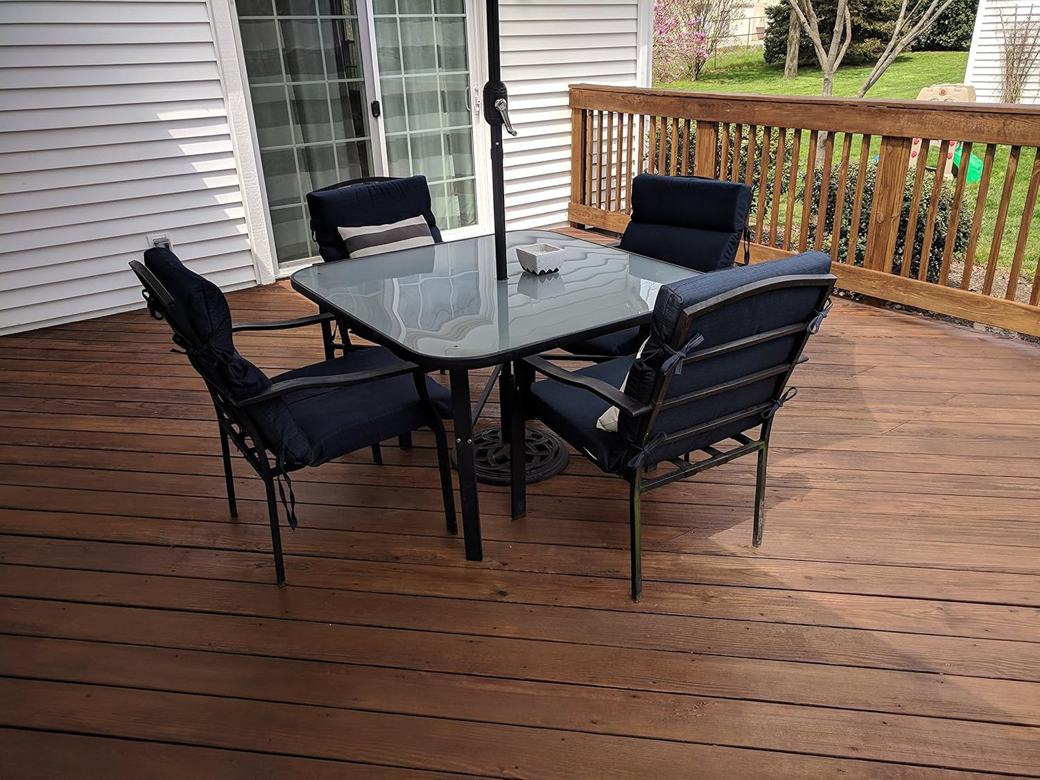 #1 Deck Premium Semi-Transparent Outdoor Wood Stain and Sealer in One – Water Ba