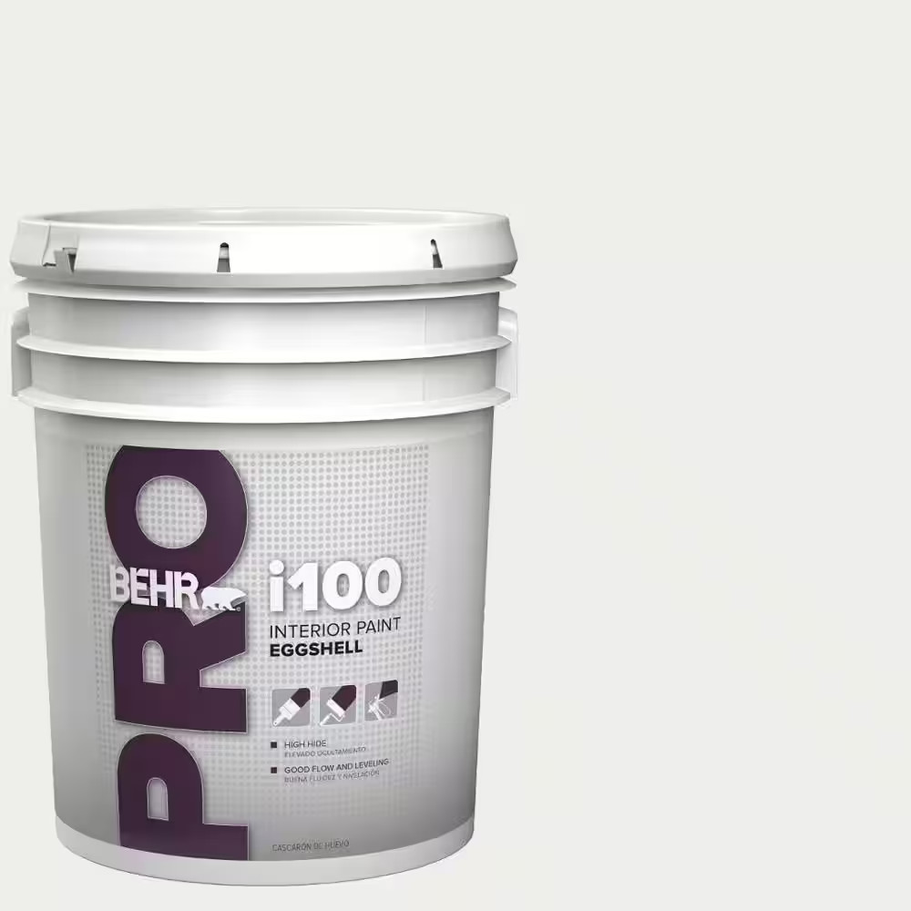 5 Gal. I100 White Base Eggshell Interior Paint