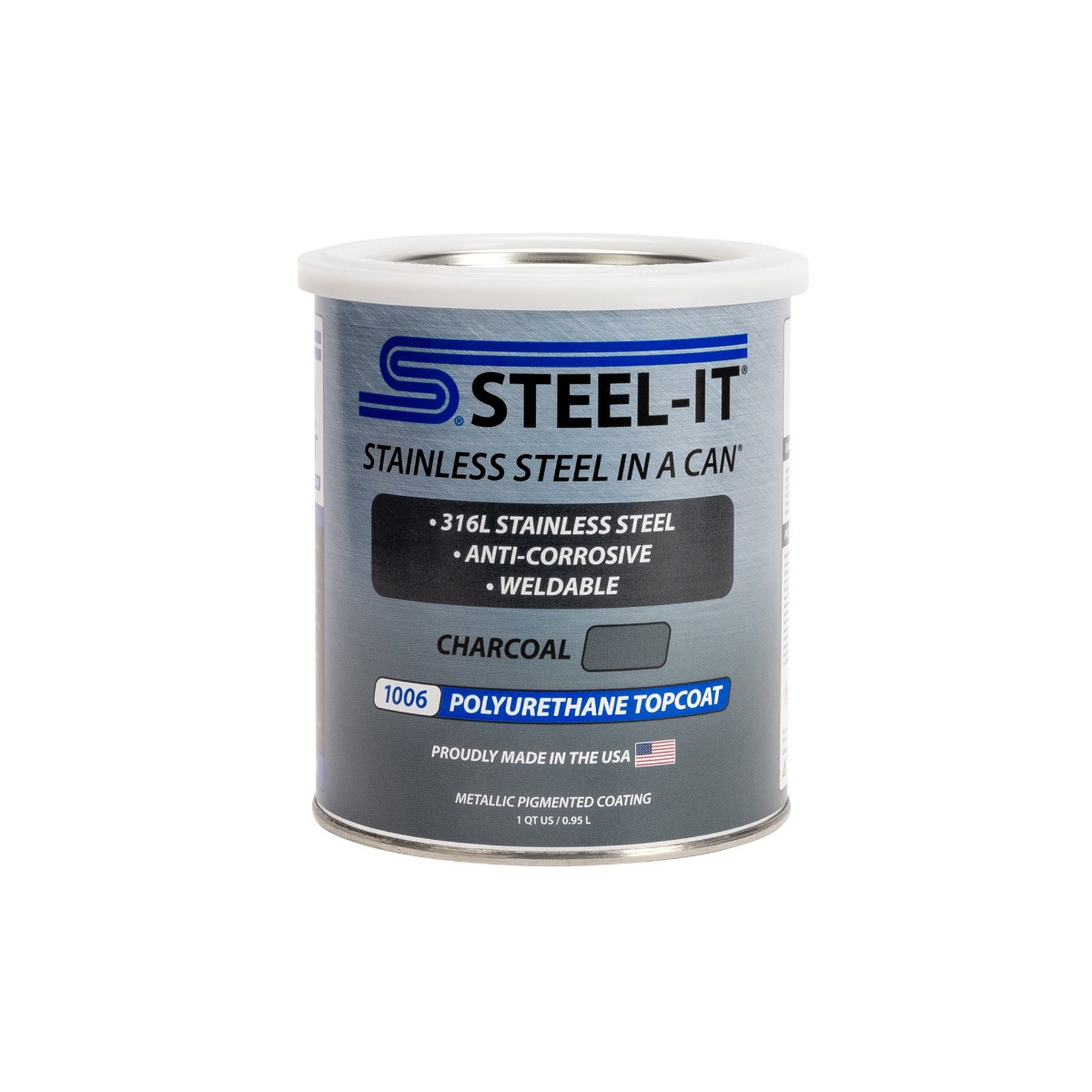 STEEL-IT Charcoal Polyurethane 1006Q (Quart)