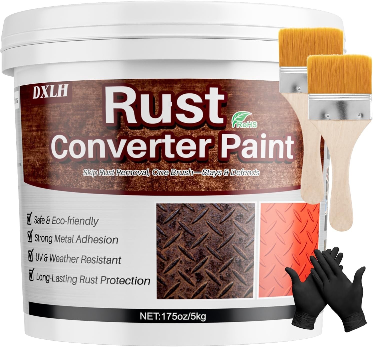 Red Rust Converter & Primer, 175oz – No Sanding Needed