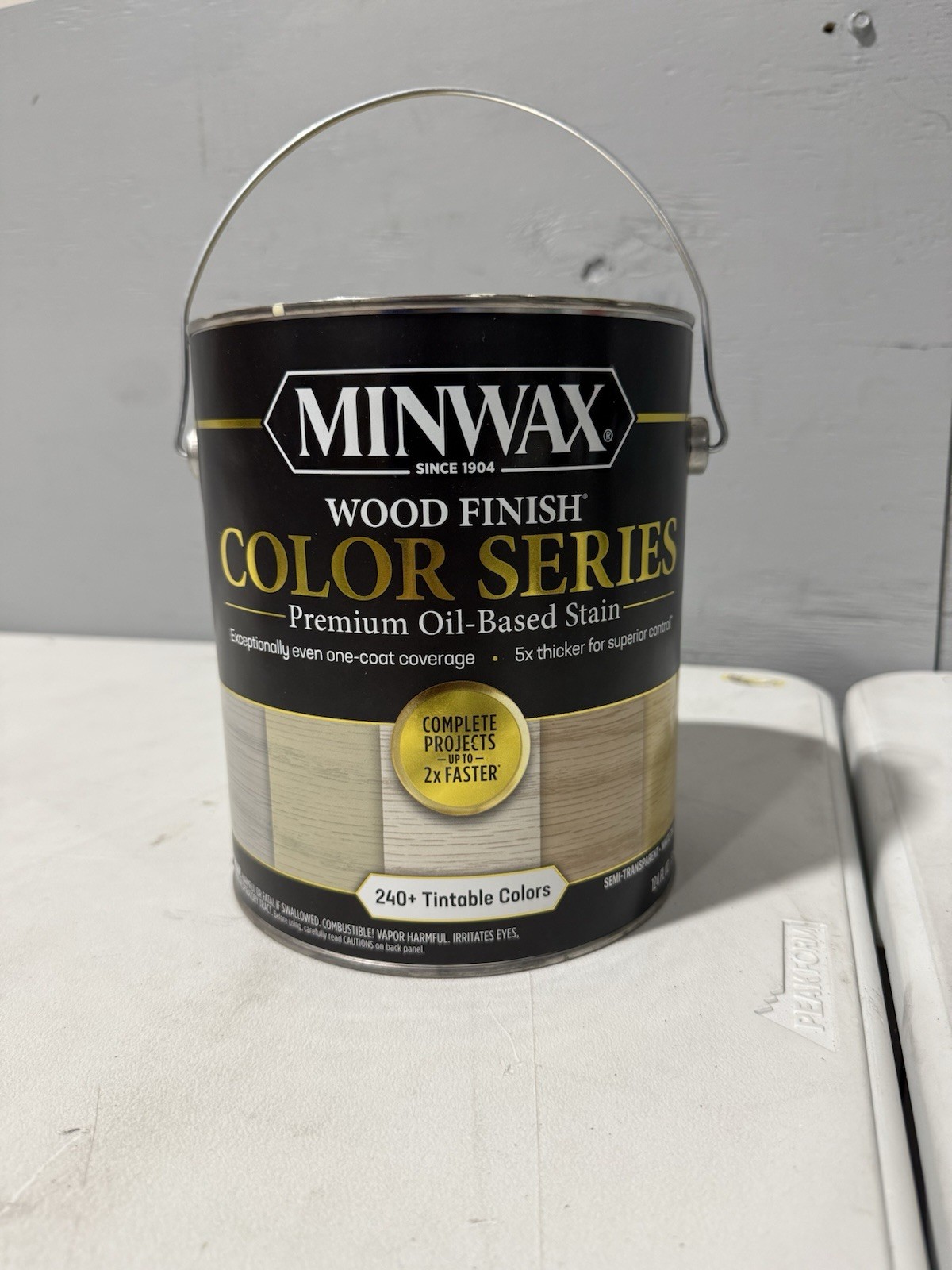 Minwax Color Series Stain for Interior Wood Surfaces Quart /Custom Dark Gray