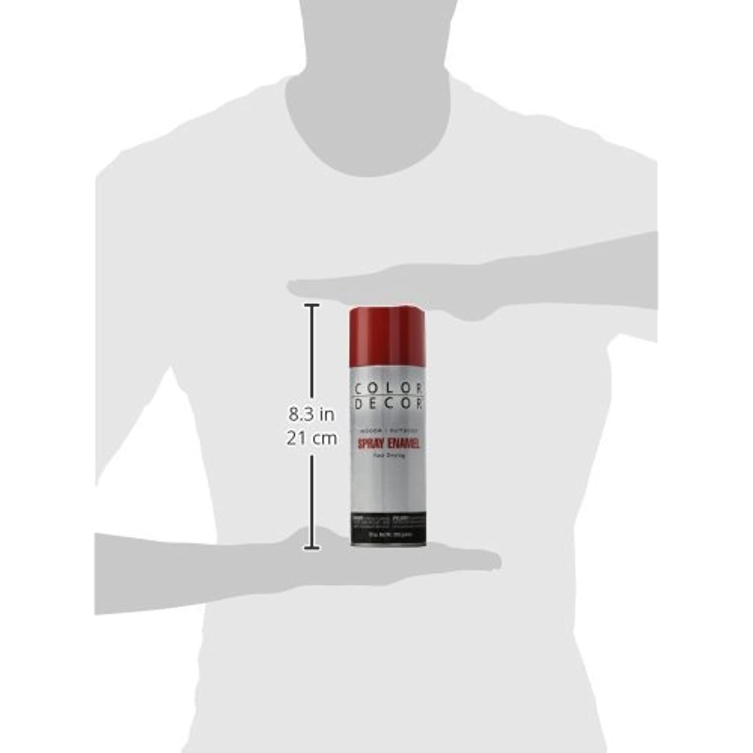 True Value CDS19-AER Bright Red Interior Exterior Gloss Enamel, 10-Ounce
