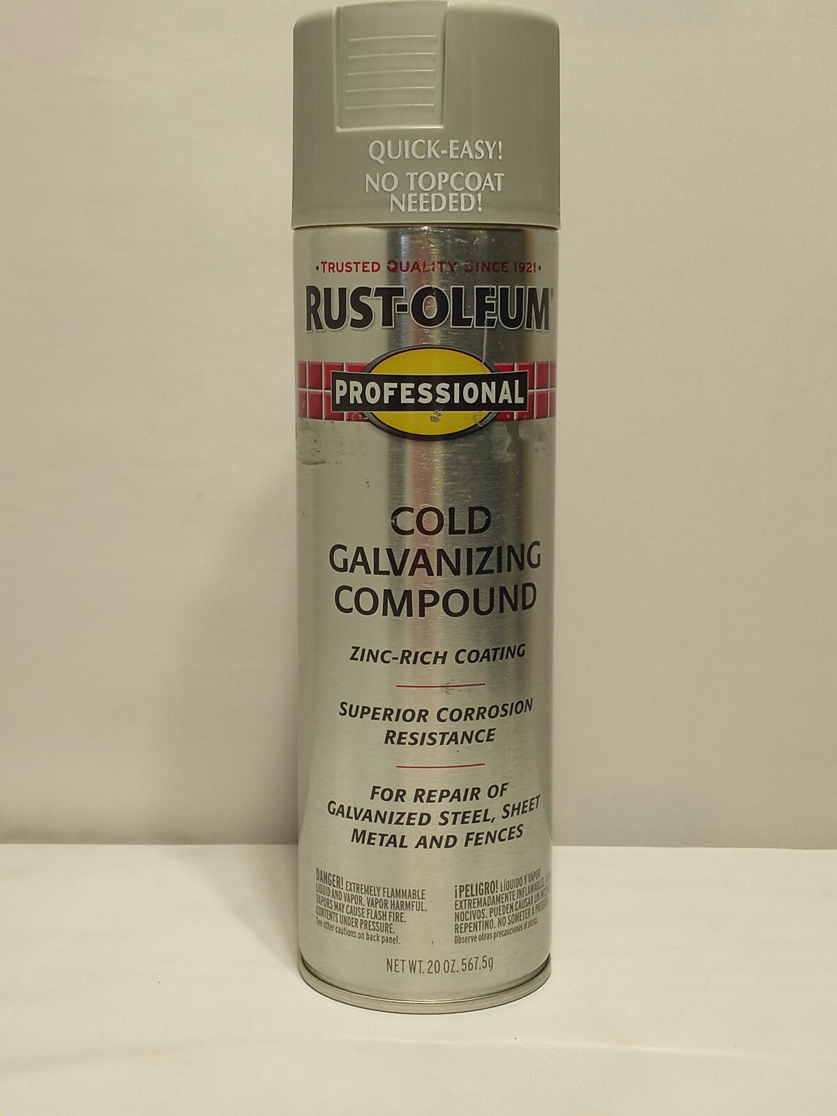 RustOleum 20 Oz Professional Cold Galvanized Compound Spray Paint 7585-838