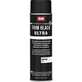 Trim Black Ultra Satin 49143 SEM 14.5 oz Clear Spray Paint