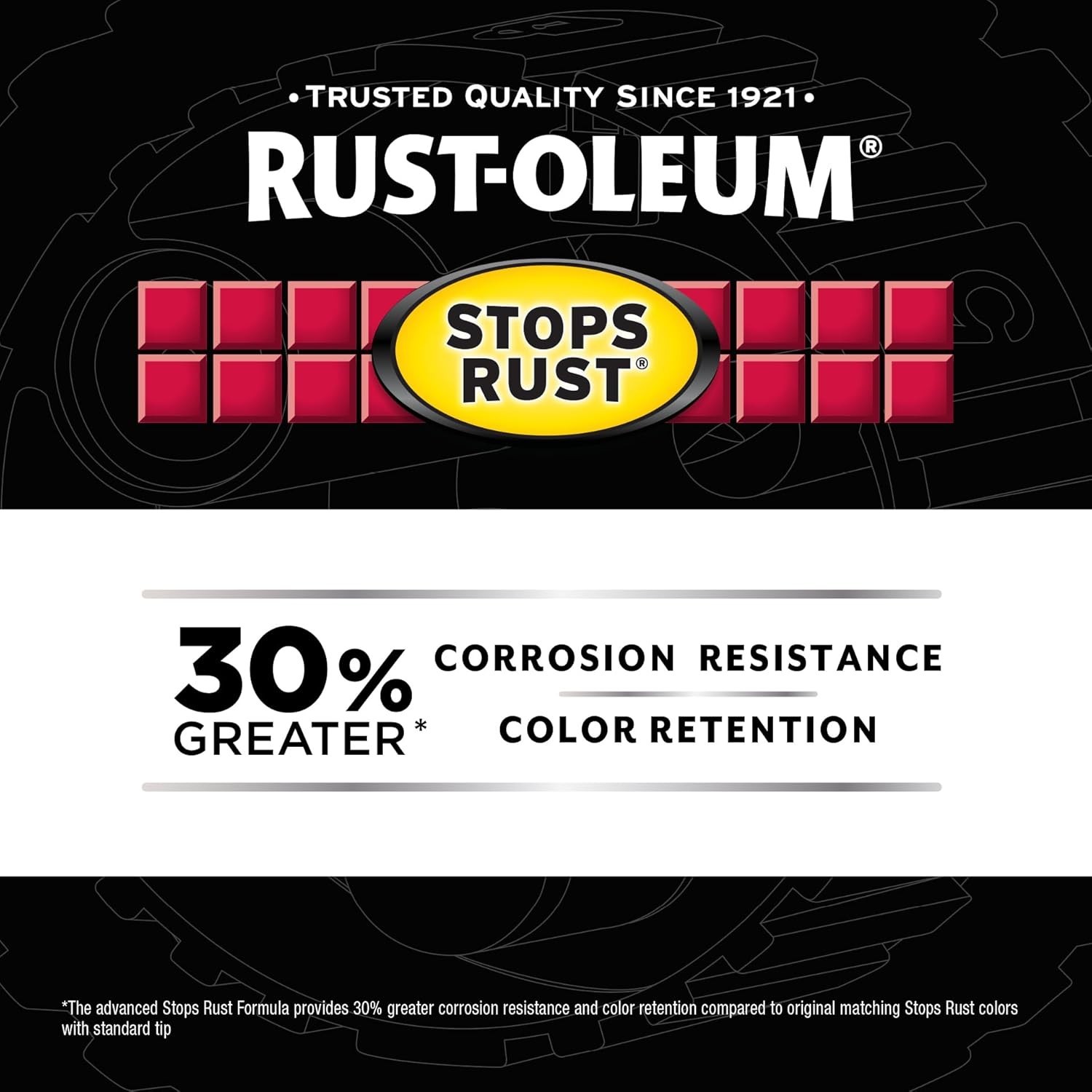 Rust-Oleum 376855 Stops Rust Custom Spray 5-in-1 Spray Paint, 12 oz Black