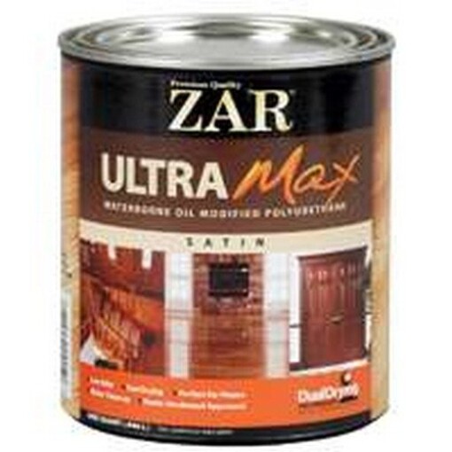 Zar 36212 1 Quart Satin Interior Waterborne Oil Modified Polyurethane