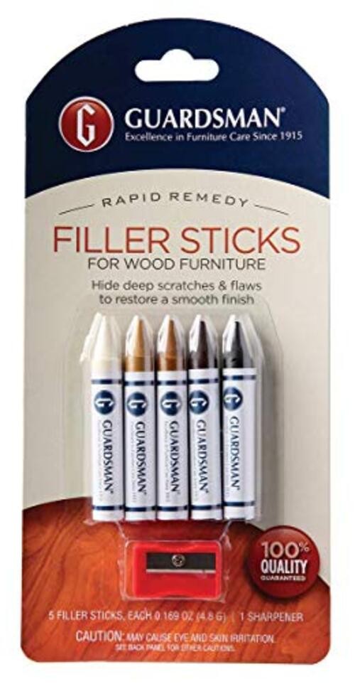 – Plus Sharpener, Repair and Restore 5 Colors Wood Repair Filler Sticks