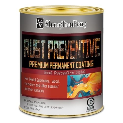 Gray Rust Preventive Paint – Anti-Rust Corrosion Inhibitor, UV & Heat Resistant,