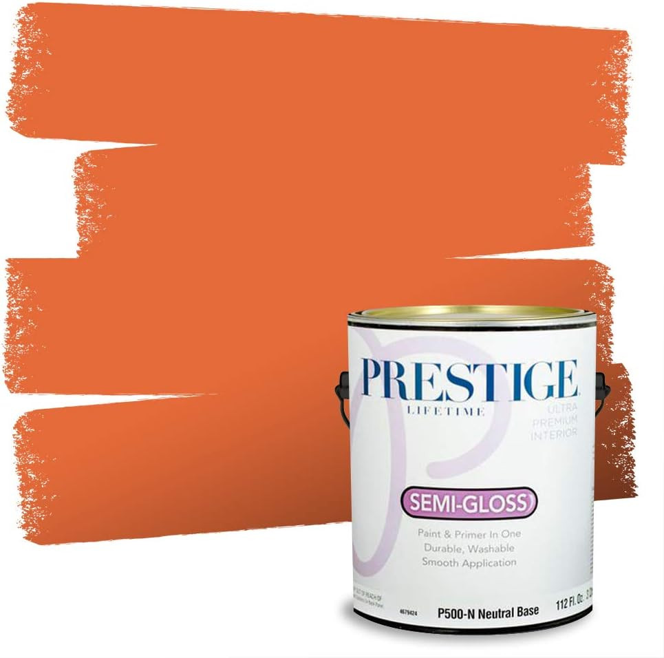 Zest Semi-Gloss Interior Paint & Primer – 1 Gallon for Stunning Walls