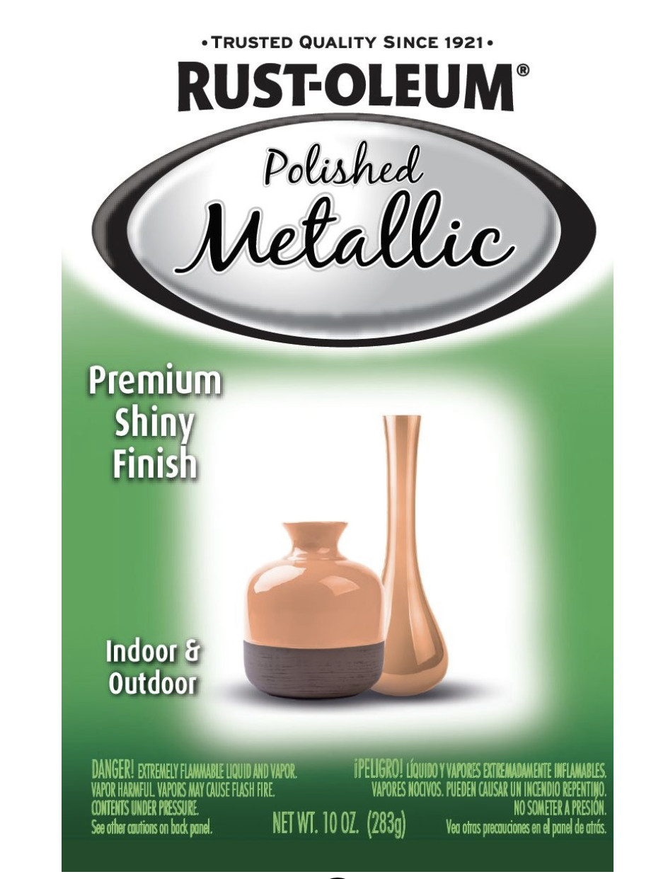 Rust-Oleum Specialty Polished Metallic Spray Paint, Copper, 10 Oz.