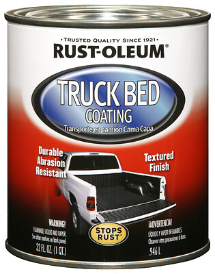 Rust-Oleum 248915 Truck Bed Coating, Black, 1-Qt. – Quantity 1