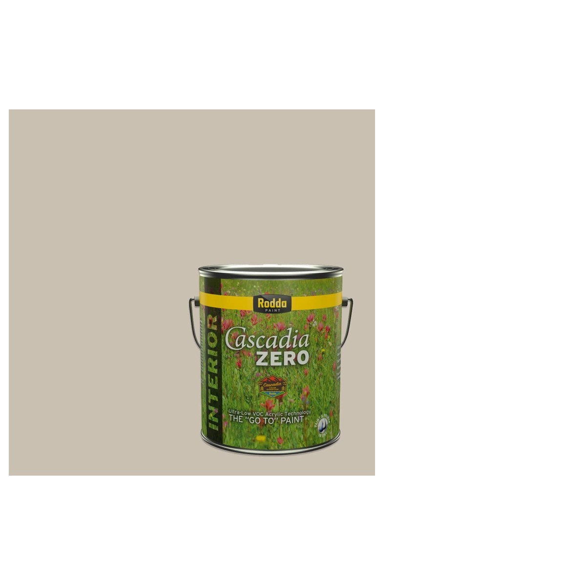 Rodda Paint Cascadia Zero Interior Semi-Gloss Paint Premiumr In One 1-Gallon