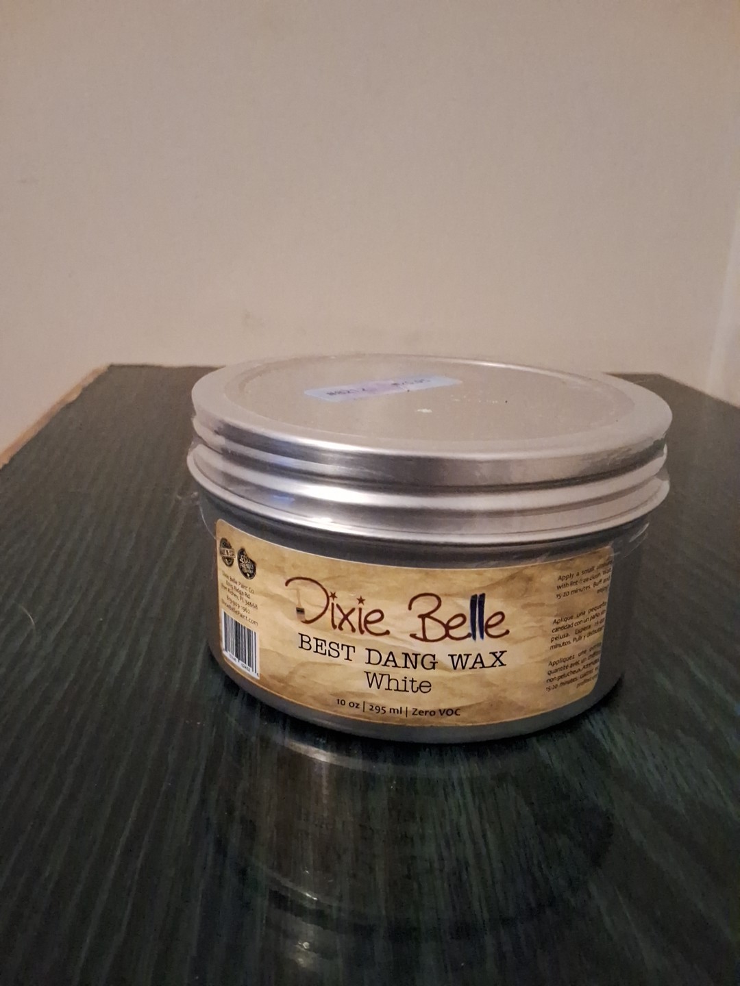 Dixie Belle Paint Co. BEST DANG WAX 10 oz – Color: White