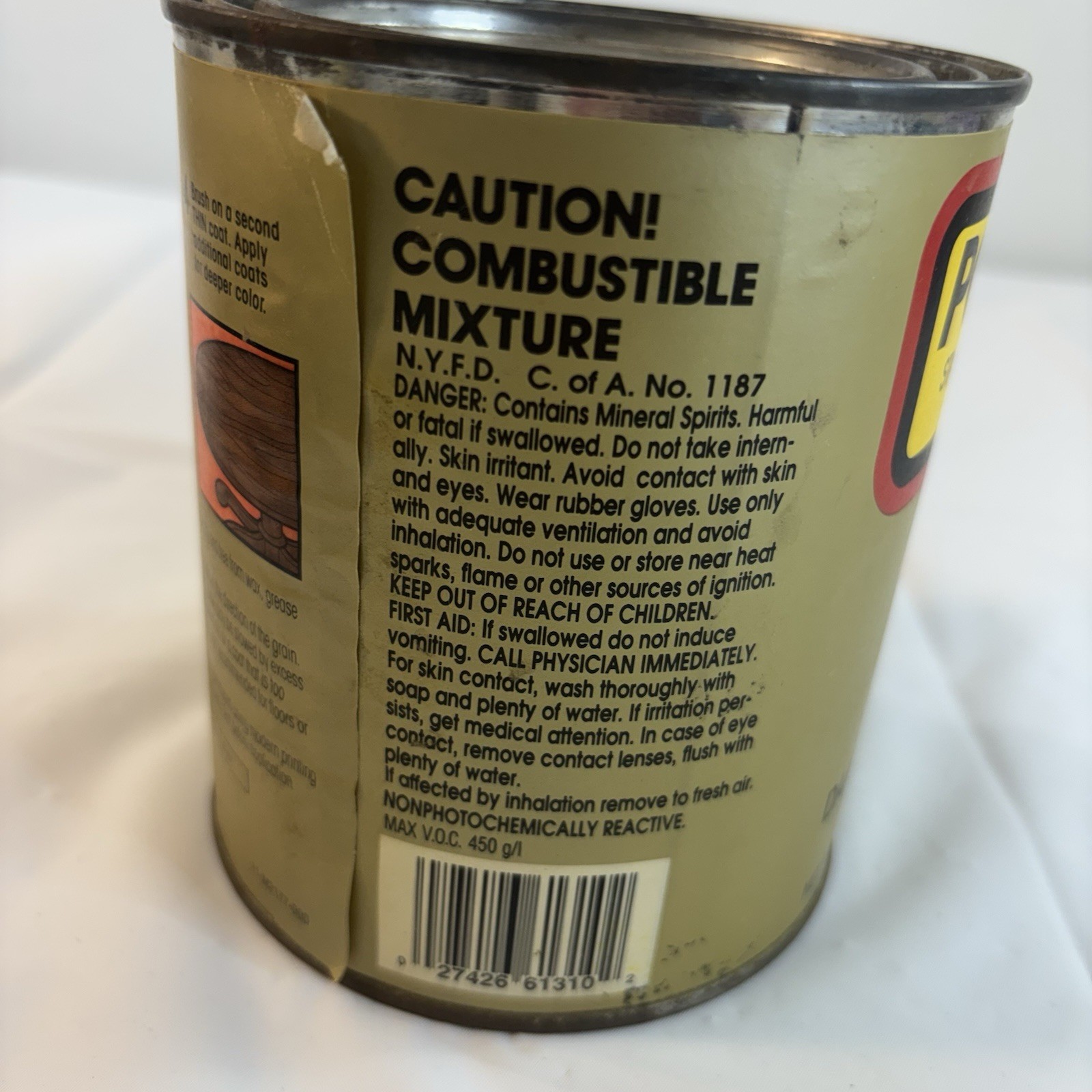 Minwax Polyshades Wood Stains, Satin Honey Pine 1 qt. Vtg Made In The USA