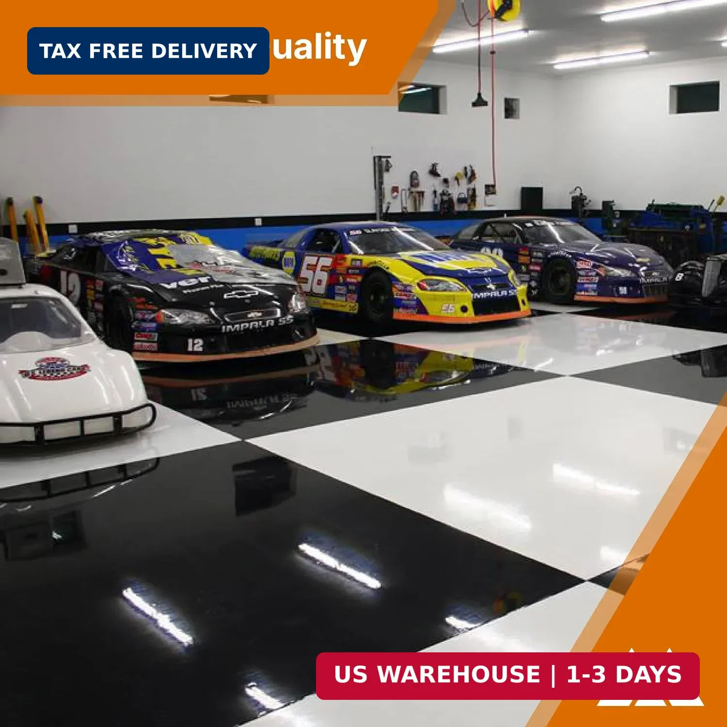 McKinnon Epoxy Resin Garage Floor & Concrete Coating Kit,100% Solids, Zero VOCs,