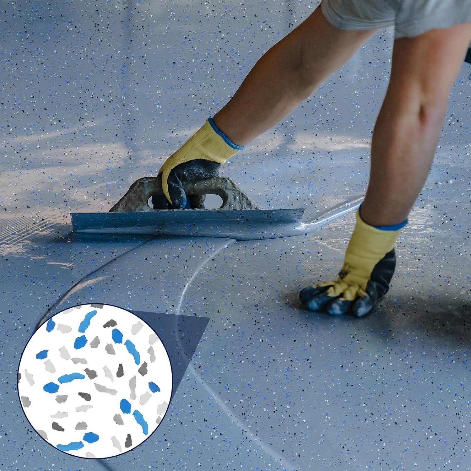 Epoxy Flakes 700 G – Versatile Decorative Chips for Garage and Wall Projects