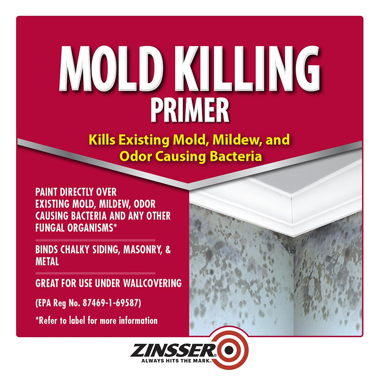 qt 276087 White , Mold Killing Primer Water-Based Mold Killing Primer