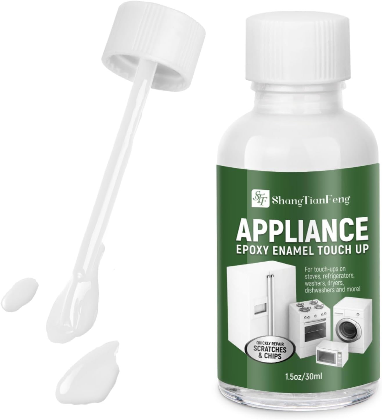 White Touch Up Paint forElectrical appliancesl, metal, wood, floor, appliance…